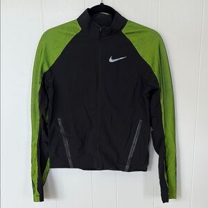 Nike Black and Green Jacket